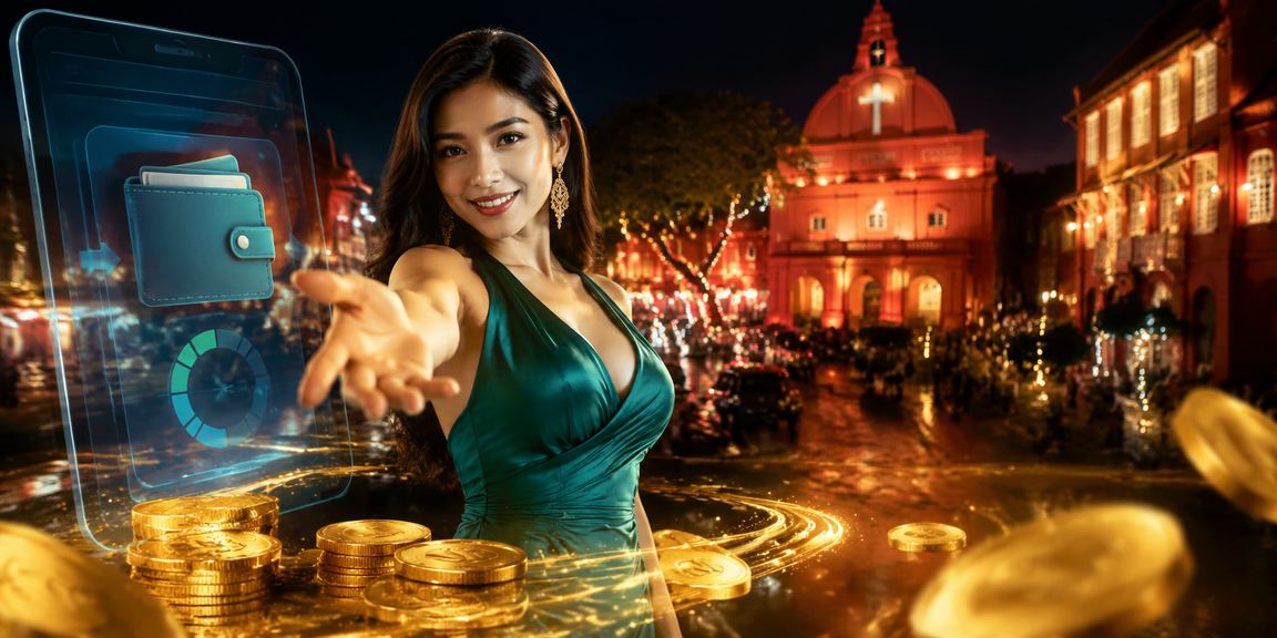 Malaysian user playing mobile slots in Melaka during a work break