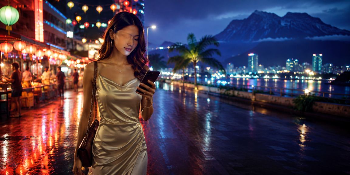 Sabah users accessing mobile casino and online lottery on a smartphone