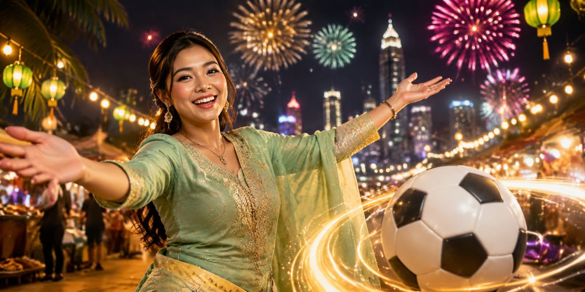 Malaysian users playing lottery and Sports Betting during the Hari Raya celebrations in Seremban